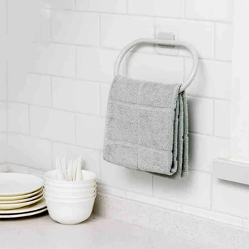 

Towel Holder Rack Bathroom Self Adhesive Door Wall Hanging Organizer Storage Rack Holder Towel Hanger MYDING