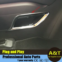 Автомобиль стайлинг для Nissan Murano 2015-2016 модель центральной консоли боковой ящик для хранения abs хромированной отделкой рама 2 шт. автомобильные Аксессуары