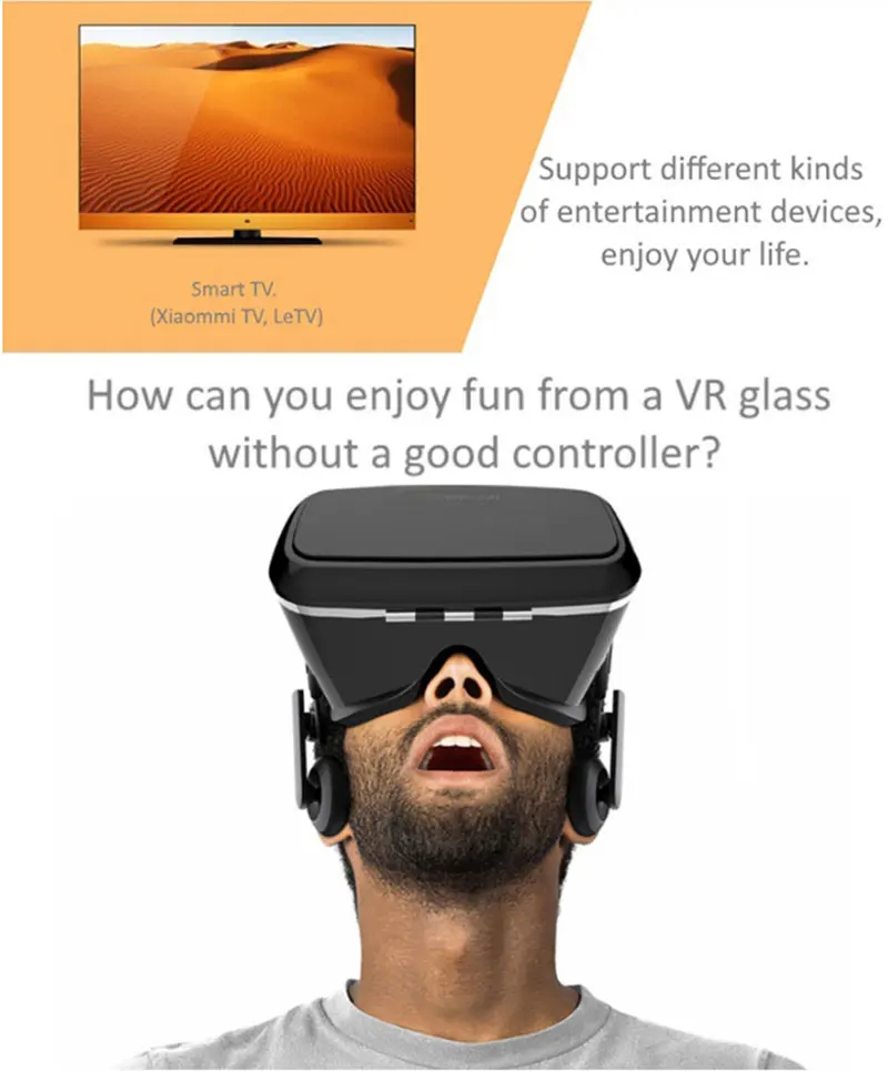 Casque Headset VR Shinecon Gerceklik Virtual Reality Glasses 3D Helmet Goggles 3 D Google Cardboard For Phone Smartphone Len