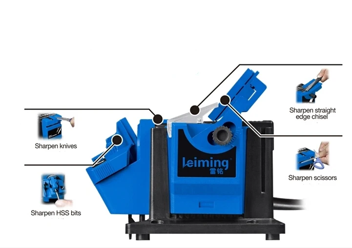 Новое поступление 220 В многофункциональная электрическая точилка для ножей, сверл, долото ножницы, многофункциональная Бытовая шлифовальная машина