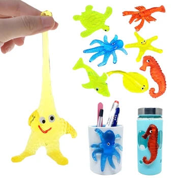 

Sticky Marine Animal Gags Funny Practical Jokes Relieve Stress Squeeze Toy