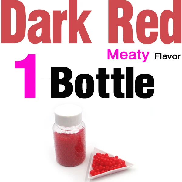 MNFT 1 бутылка 70 г 450 шт. рыболовная Желейная приманка клубника, кукуруза, молоко, сладкий картофель с ароматом бусины бобовые бусинки для рыбалки материал - Цвет: Dark red 1Bottle