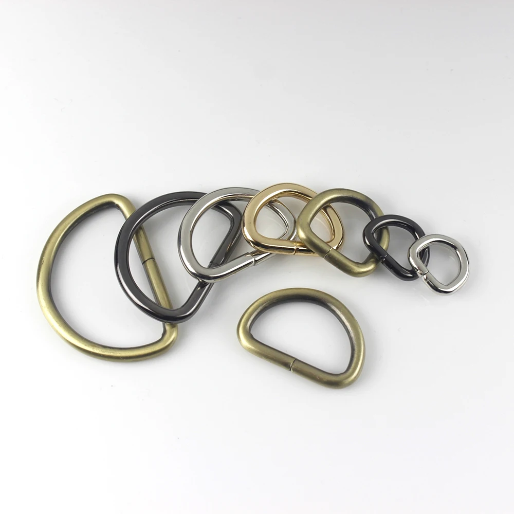 2x10 Uds. Hebillas De Anillo De Metal Para Reparación De Hebillas De Cinturones Para Bolsos De Equipaje Corazon 44x44x2mm