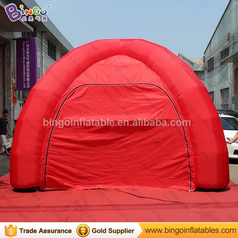  Free shipping 6m diameter Inflatable spider tent in red with four legs inflatable gazebo event tent