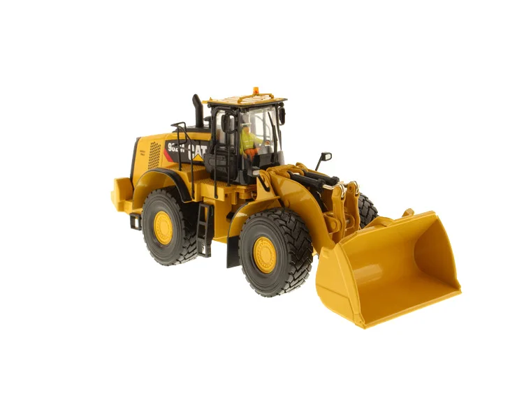 Изысканный DM 1:50 CAT 982M колесный погрузчик с рок ведро инженерное оборудование