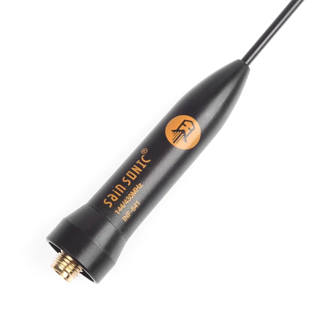 SainSonic INF-641 Dual-Band 21CM SMA Female Booster Antenna for Two-way Radio