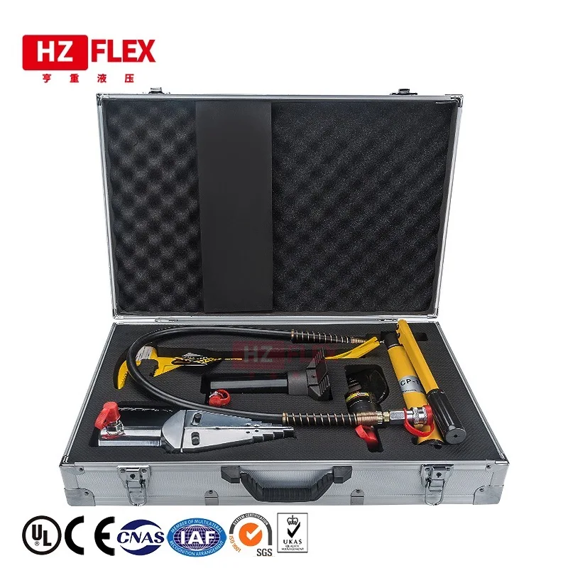 

Portable security door rescue tool set manual rescue tool five-piece hydraulic fire rescue tool set