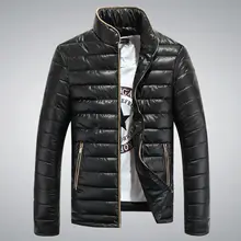 2016 Winter new men’s jacket Slim thickening warm stand collar cotton 100% fashionable leisure zipper pocket WZ299