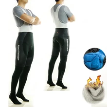 Штаны для велоспорта флисовые Теплые Зимние Колготки штаны для велоспорта мужские длинные штаны для велоспорта теплые спортивные перчатки Экипировка Мужские t Светоотражающие# CK-01