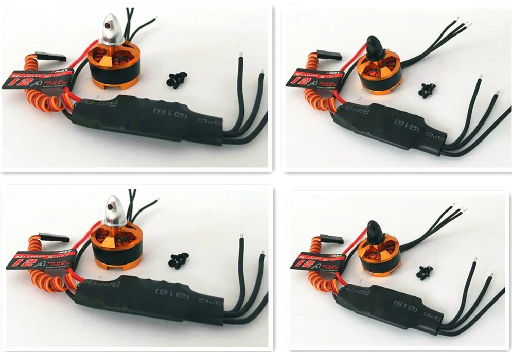 Бесщеточный Дрон 2 шт. 30A мотор ESC Регулятор скорости+ EMAX 1200KV мотор для квадрокоптера