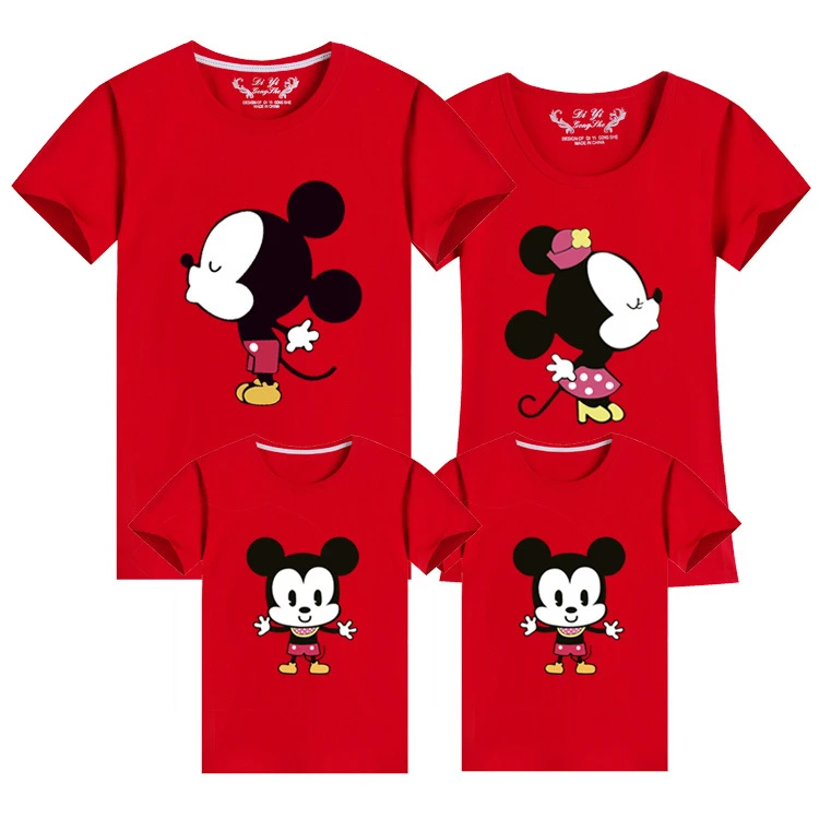 家族マッチング服漫画ミッキーミニーのプリント Tシャツ母と娘トップスお父さん息子ママファミリールック子供 Matching Family Outfits Aliexpress 家族マッチング服漫画ミッキーミニーのプリント Tシャツ母と娘トップスお父さん息子ママファミリールック子供 Matching Family Outfits Aliexpress