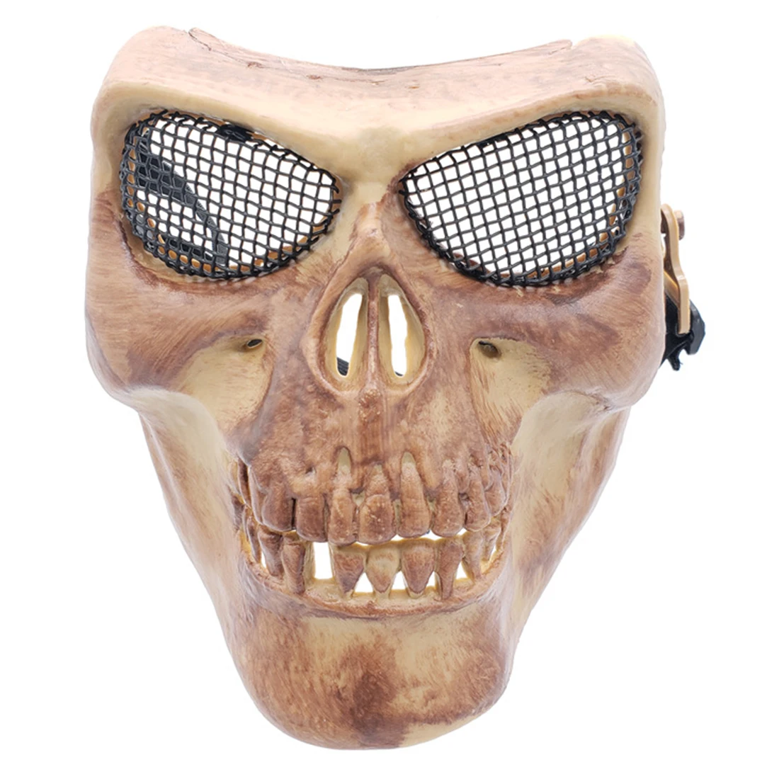 Мягкие Гелевые бусины защитная маска череп маска для лица для наружного страйкбола CS-Dried Bone - Цвет: Bone