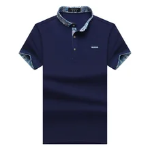 Новые Брендовые мужские рубашки-поло с цветочным воротником, летние стильные рубашки с короткими рукавами, Camisas Polo, большие размеры 6XL 7XL 8XL 9XL 10XL