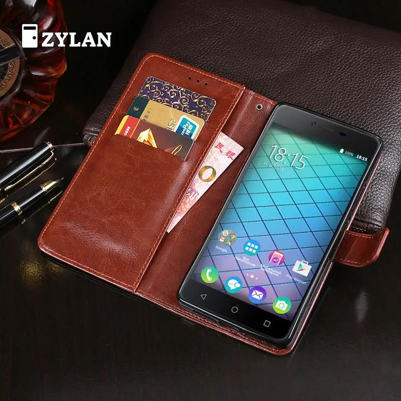 

ZYLAN Hot Case for BQ BQ-5059 Strike Power Card Slot Leather Cover Stand Function for BQ BQS 5059 Strike Power & FREE GIFT