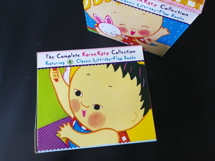 8 Books/set Body Part Learn English Word By Karen Katz Children Card Book Baby English Coloring Boa