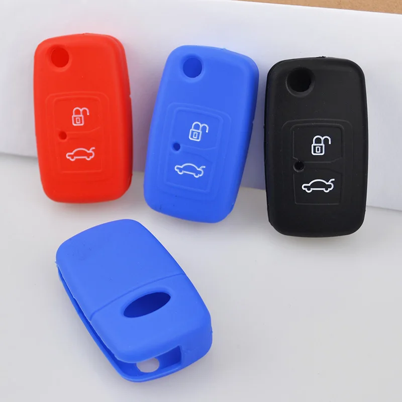 Silicone remote key flip cover case fob for CHERY M11 A13 A3 A5 E5 TIGGO TENGO FULWIN COWIN EASTA CIELO CHANCE NICHE SHEEL