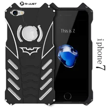 R-просто Бэтмен чехол для iPhone 5 5S SE 5C чехол для iPhone 6/6 S Plus Metal Алюминий Coque capinhas чехол для iPhone 7 Plus