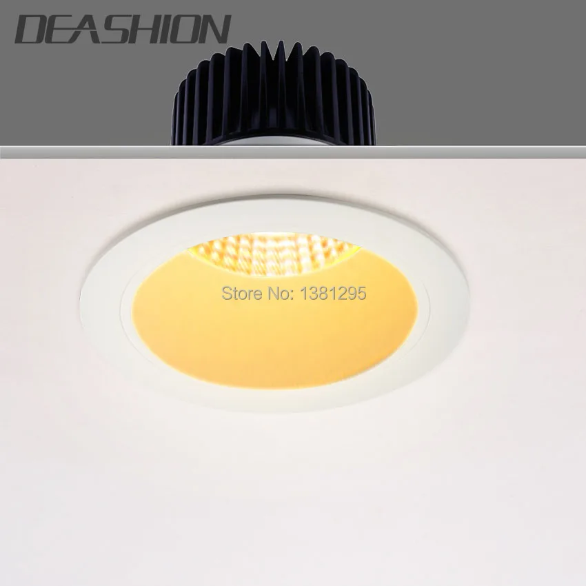 Cool White, 12W Non-dimmable Warranty 3 Years 4 Inch Dimmable LED Downlight COB LED Down Light 12W 30W 18W 7W 5W Recessed Ceiling Bulb Spotlight 