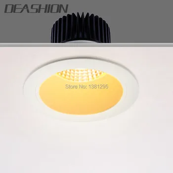 شراء عكس الضوء مصباح COB LED النازل كري 2.5 3 4 5 6 بوصة 7 W 9 W 12 W 18 W 25 W 30 W السقف الصمام أسفل ضوء 240 V الإضاءة التجارية