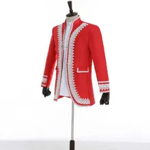 Европейская и американская сценическая песня и танец Драма одежда для выступлений новые европейские придворные костюмы большой красный костюм