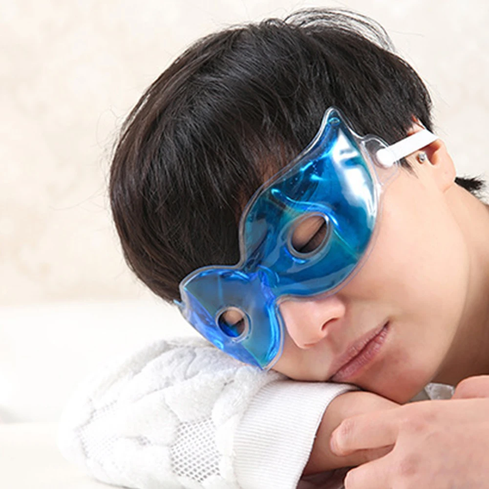 Dark Circles Removal Eye Fatigue Relife Gel Ice Goggles Sleep Eye-shade Refreshing Cold Massage Blinder Eyepatch |