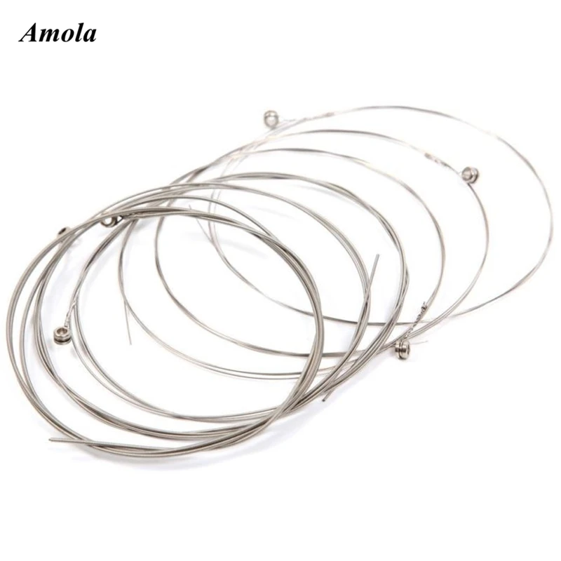 

Hot !! Best Price 6pcs/set For Acoustic Electric Guitar 229mm Electric Steel Guitar Strings 150XL Gauge Replacement