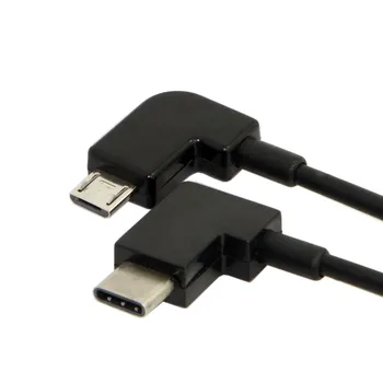 

Jimier Type-C to Micro USB Remote Controller Data Cable for DJI Mavic Pro Platinum Mavic Pro RC Accessories