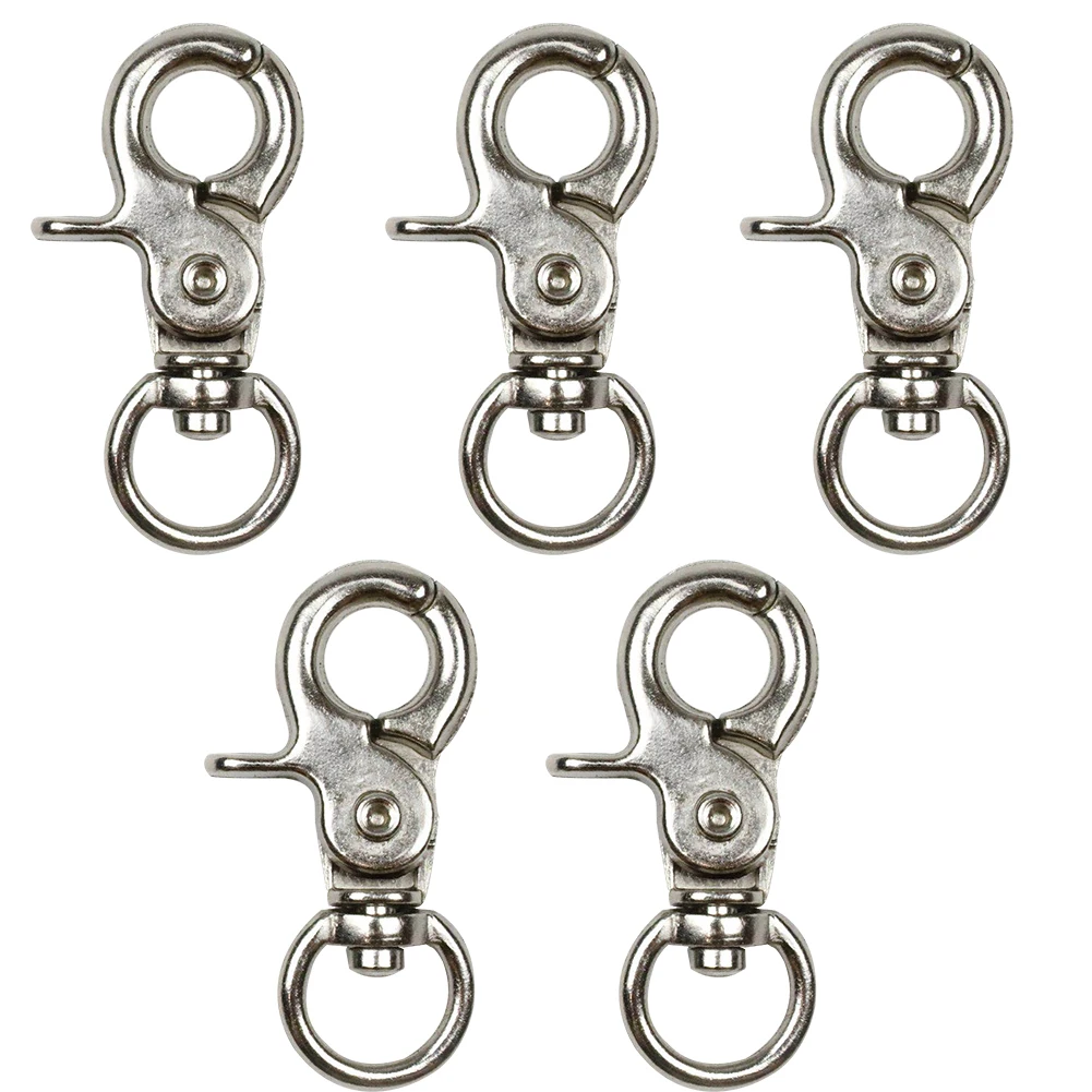 

5Pcs DIY Parts Hanger Button Alloy Accessories Hook Shoulder Strap Snap Buckle Clip Buckle Lobster Bag Trigger Handle Connecting