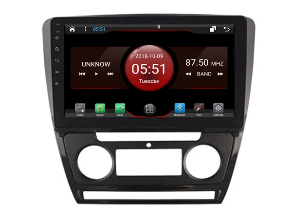 Sale WITSON 10.2" FULL HD TOUCH SCREEN Android 9.0 Octa-Core Car GPS Multimedia Navigation for SKODA SUPERB 2010-2014 4