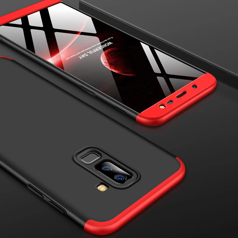 

For Samsung Galaxy J8 Case 6.0" J810F/DSJ810G/DS Degree Full Protection Shockproof Matte Hard 3in1 Cover For Samsung Galaxy On8