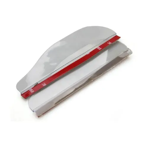 

TOYL 2 x side window deflectors PVC Transparen Mirror Rain Deflector t for Car