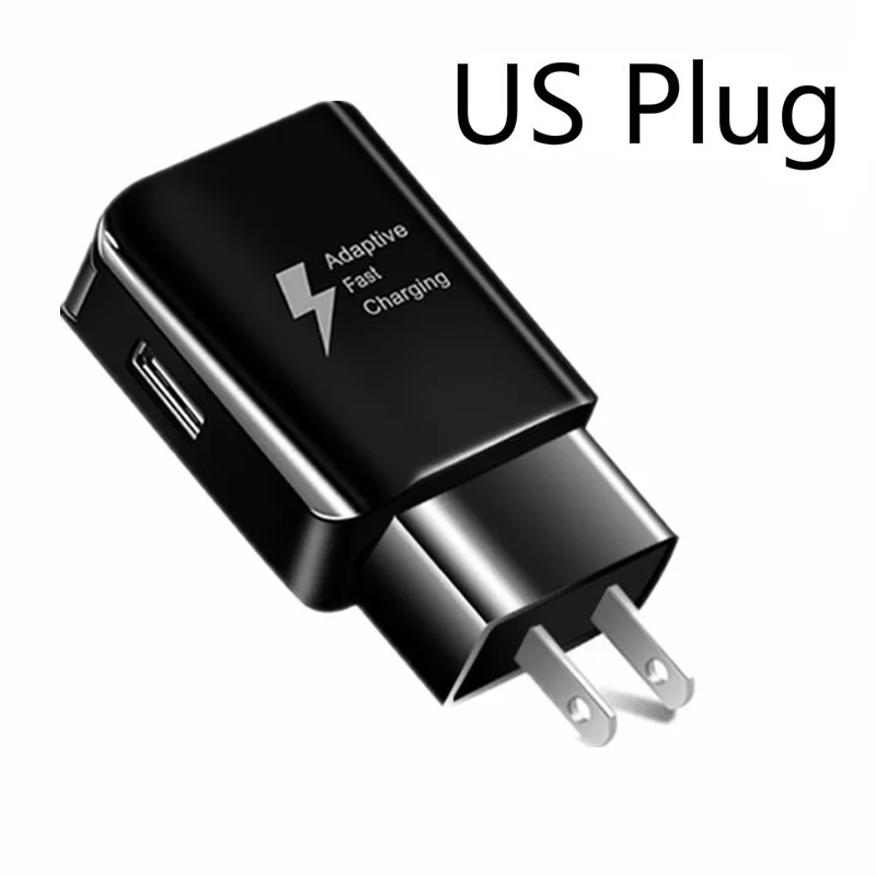 Быстрая зарядка 5 в 2 а USB зарядное устройство для путешествий настенный адаптер зарядное устройство для мобильного телефона для samsung huawei Xiaomi Быстрая зарядка - Тип штекера: US Black