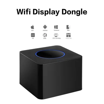 

Q2 WiFi Display Dongle 5G & 2.4G Dual-band Wireless Screen Mirroring Adapter 1080P H RJ45 Ethernet Port Screen Sharing Device