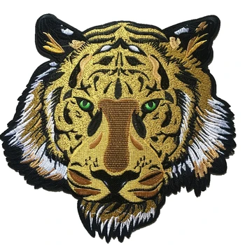 

2017 New Tiger Embroidered Applique Patches Iron on Patch for Clothes DIY Grament Accessories Embroidery Patchwork decoration