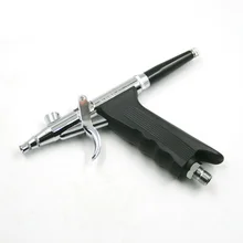 Профессиональный Пистолет двойного действия триггер Аэрограф набор с 3 чашками для художественной живописи тату Маникюр Спрей модель воздушная щетка для ногтей