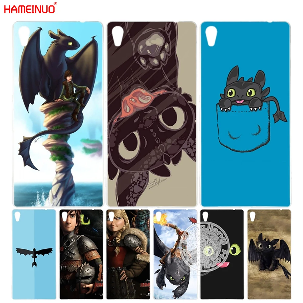 

HAMEINUO toothless How To Train Your Dragon Cover Case for sony xperia C6 XA1 XA ULTRA X XP L1 X compact XR/XZ/XZS PREMIUM