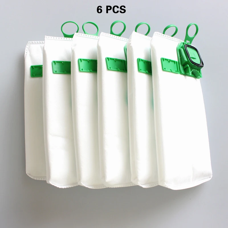 6 pieces High efficiency dust bag replacement VK140 VK150 Vorwerk garbage bag FP140 Bo speed Kobold vacuum cleaner