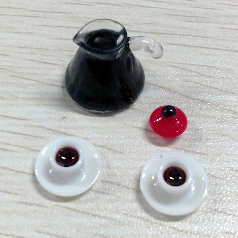 3 шт. набор кофейник чашка и блюдце кукольный домик Миниатюрный|dollhouse cup|miniature cupcups