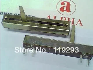 [Bella] тайваньские потенциометры ALPHA slide 7 5 см КБ * 2 длина вала 25 мм 10 шт./лот|slide