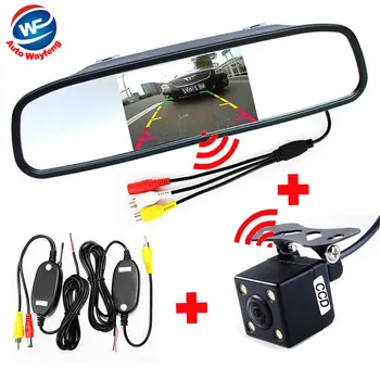 

Wireless parking system kit 3in 1 Car Rear View backup reverse Camera with Monitor System 2.4Ghz Wireless Camera Kit