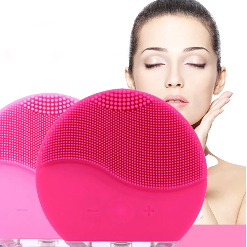 массажёр для лица электрический. шетка для лица умывалка. чистилка для лица. массажер для умывания лица ruby face 3 в 1. аппарат для лица.