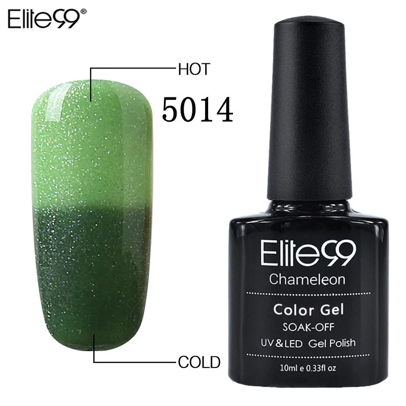 Elite99 изменение температуры УФ Гель-лак для ногтей маникюр термо-гель лак для ногтей изменение настроения цвет Гибридный лак