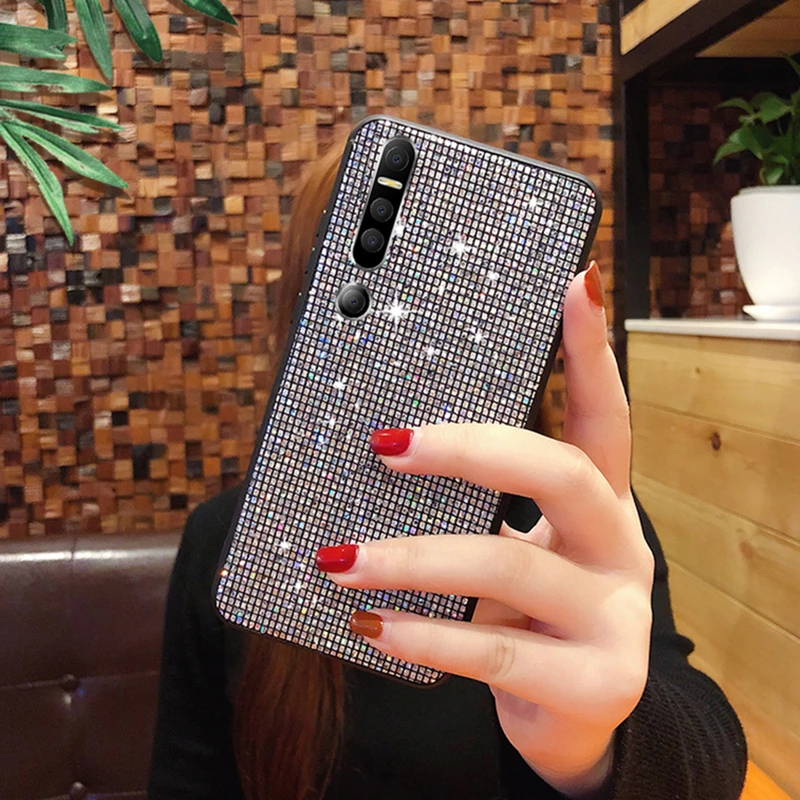 Силиконовый чехол с блестками для Huawei P30 P20 P10 Pro Mate 10 20 Nova 3 V20 Honor Lite 8X 9i роскошный