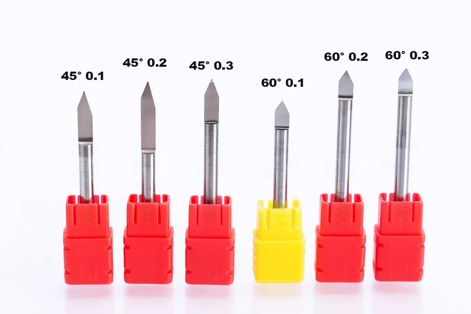 1 шт. 4 мм гравировальные биты прецизионный шлифовальный V образный Карбид PCB Фрезерный резак фрезерный станок с ЧПУ аксессуары для станков