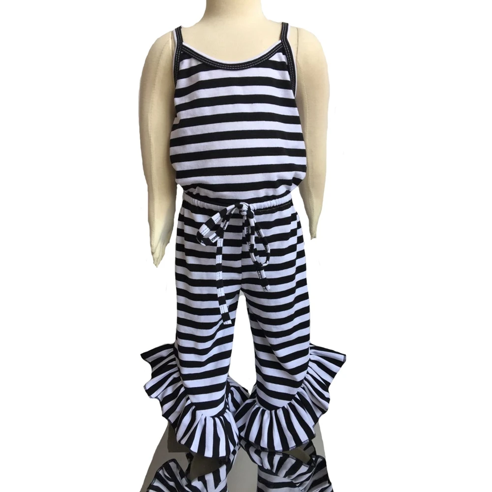 Novo Popular Meninas Jumper Romper Meninas Tiras Alcinhas Cordão Babados Queimado Macacão Palazzo 16 ALCINHAS CORDÃO BABADOS QUEIMADO MACACÃO PALAZZO