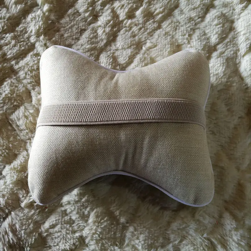 Цельная подушка для шеи с цветочным узором, свободная подушка из полиэфирного волокна, ядро используется для автомобиля