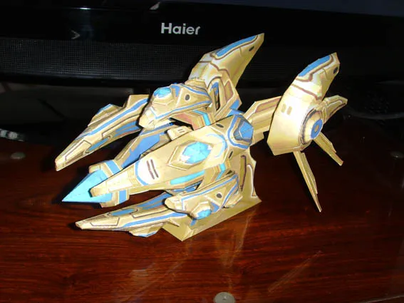 Звезда Protoss Netherworld 3D бумажная модель ручной DIY игрушки