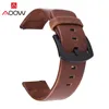 18mm 20mm 22mm 24mm Leather Watchband for Samsung Galaxy Watch 42mm 46mm Active 2 Bracelet Wrist Band Strap for Gear S3 S2 ► Photo 2/6