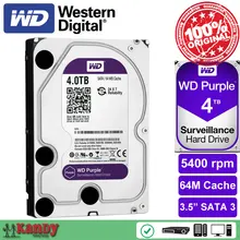 Western Digital WD Purple 4TB hdd NVR system sata 3.5 Surveillance internal hard disk security systems disque dur desktop server