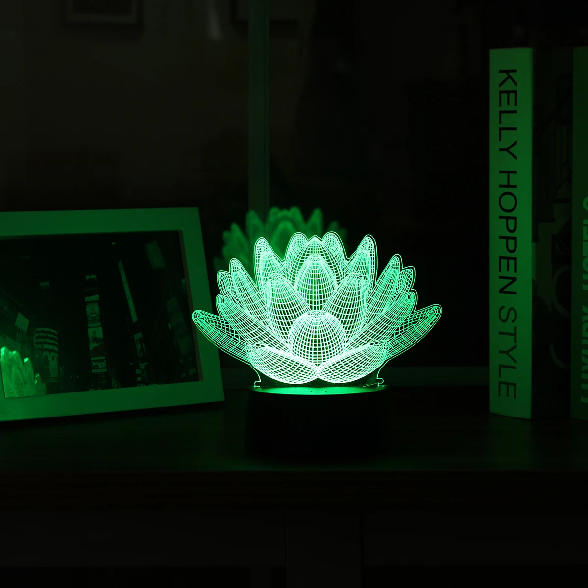 3D Creatives ночник светодиодный сенсорный выключатель, настольная лампа мультфильм акриловая панель лампа для спальни подарок для детей